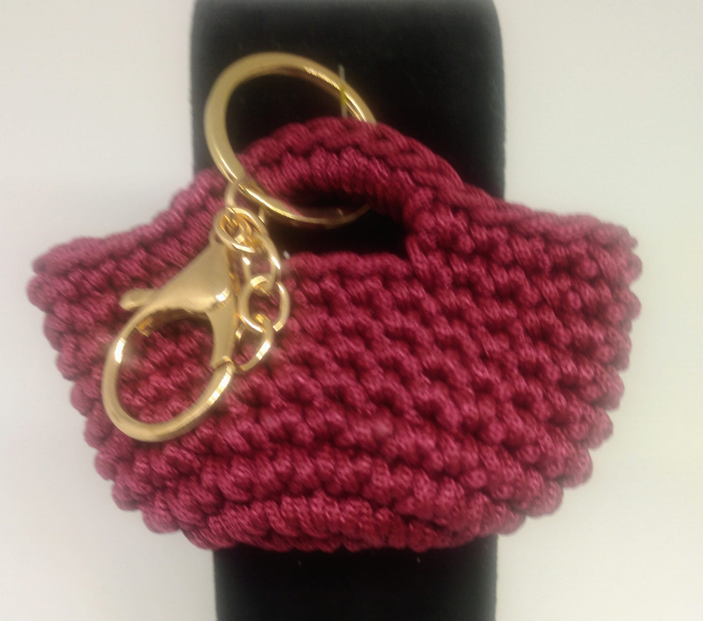 QS Mini-Crochet Handbag Keychain