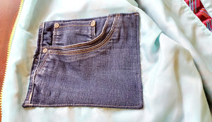 denim lining pocket