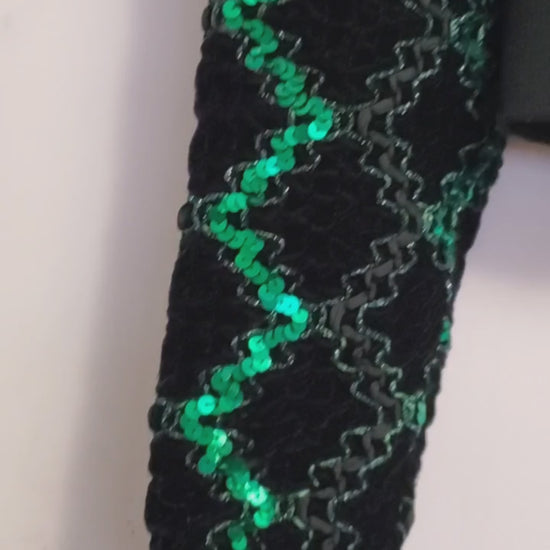 Video of Green Damask Cropped Bomber Jacket