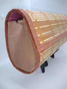 Wood clutch side view